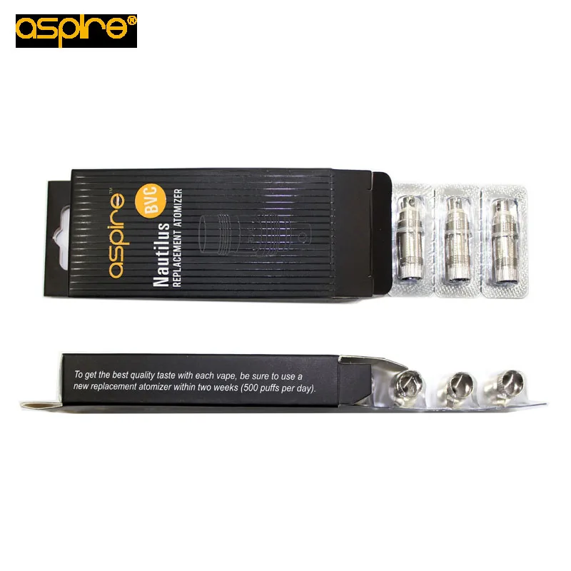 5 шт. 10 Aspire Nautilus BVC катушки 1.8ohm 1.6ohm для мини танк и 2 форсунки | Электроника