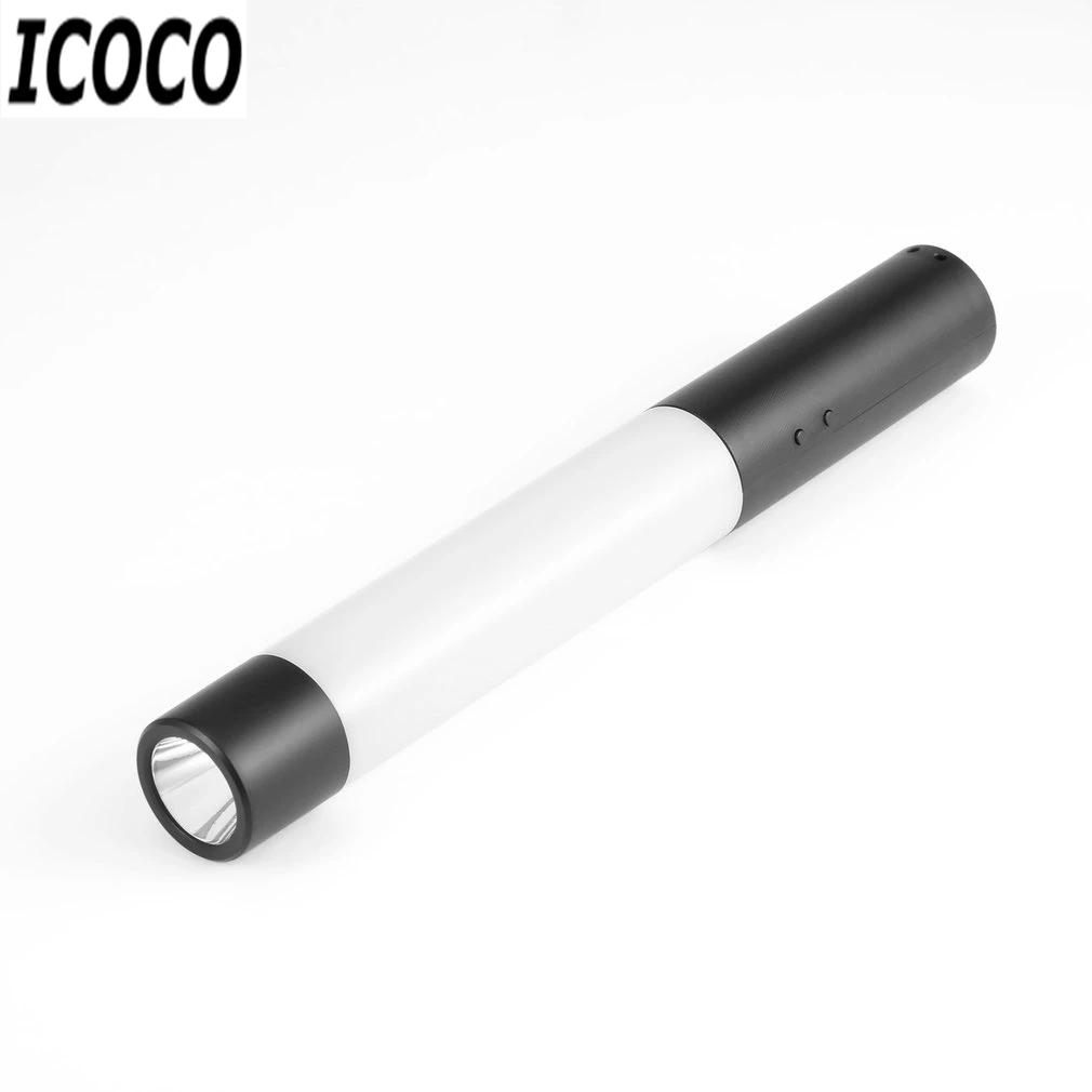 Icoco открытый Портативный прямая трубка 1.5 Вт светодиодный фонарик Регулируемый