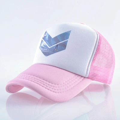 PINK1 TQMSMY повседневная мужская сетчатая бейсболка кепка для женщин мужские с принтом геометрические Snapback шляпы пляжные кепки в стиле хип-хоп бейсболки TMBS123 - Цвет: PINK1