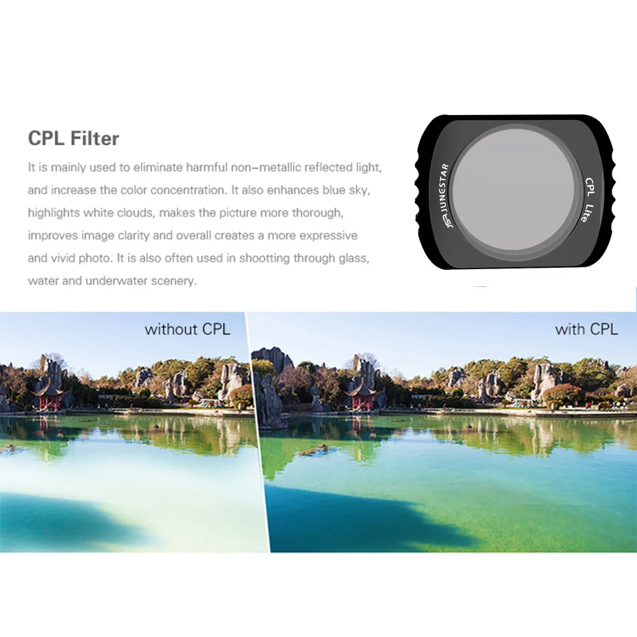 Для DJI Pocket 2 ручной фильтр для камеры UV CPL ND4 ND8 ND16 ND32 ND64 фильтры Osmo Аксессуары