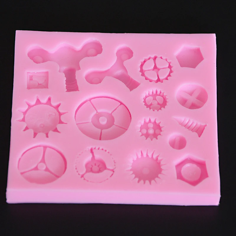 Filbake Одна деталь из механический винтовой серии торт кайма для мастики формы