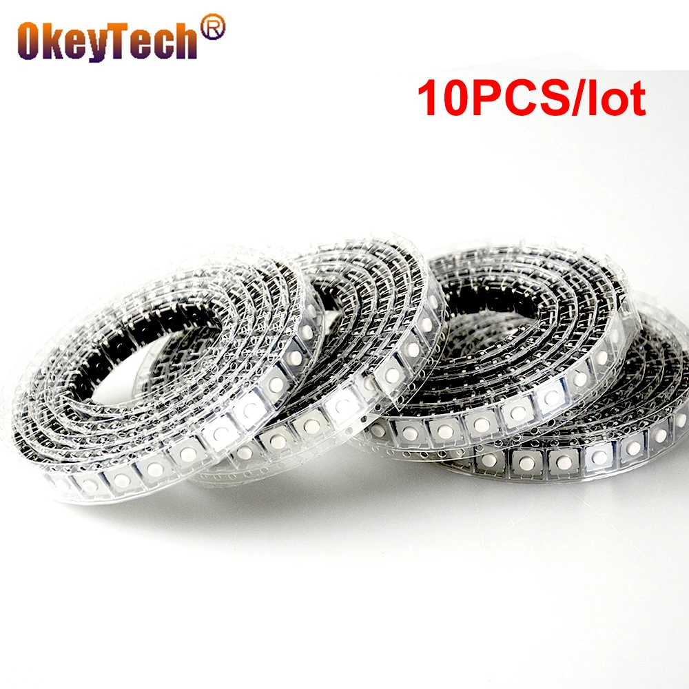 OkeyTech 10 Pices Автомобильный ключ-переключатель с дистанционным управлением, сенсорный переключатель, микро-переключатель для hyundai Nissan Honda VW Toyota Kia peugeot
