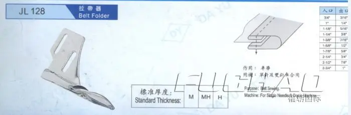 Папка для ремня швейных машин с одной иглой или двумя ремнями | Дом и сад