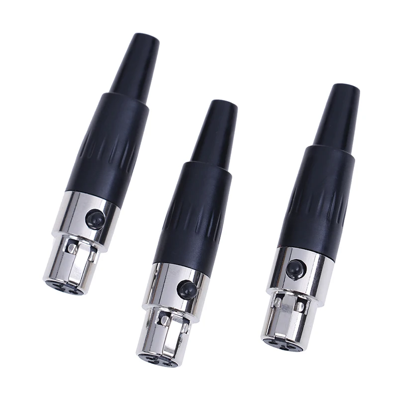 Горячая Распродажа 3 контактный разъем Mini TA3F XLR Аудио Микрофон Разъем MIC