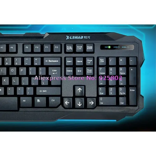 X-LSWAB X-S818 Waterproof USB Wired Gaming keyboard LED Mouse Set | Компьютеры и офис