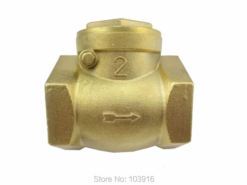 1 шт. 2 &quot DN50 горизонтальный обратный клапан латунный клапан|non return valve|check valvevalve check