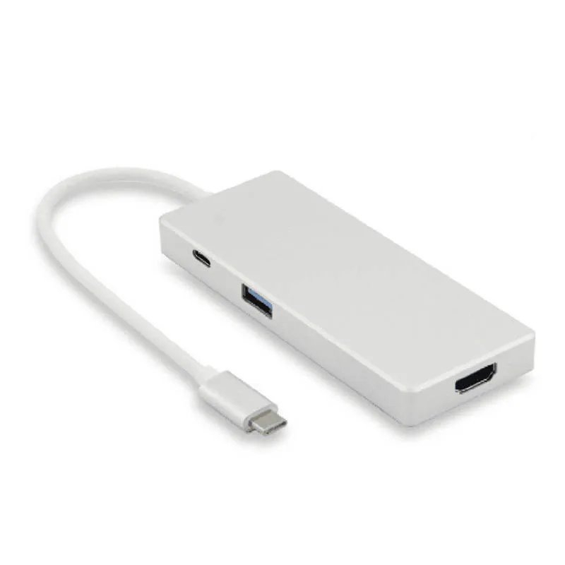 2019 горячее многофункциональное 4K Ultra HD видео выход 3 порта USB 0 концентратор Type C к