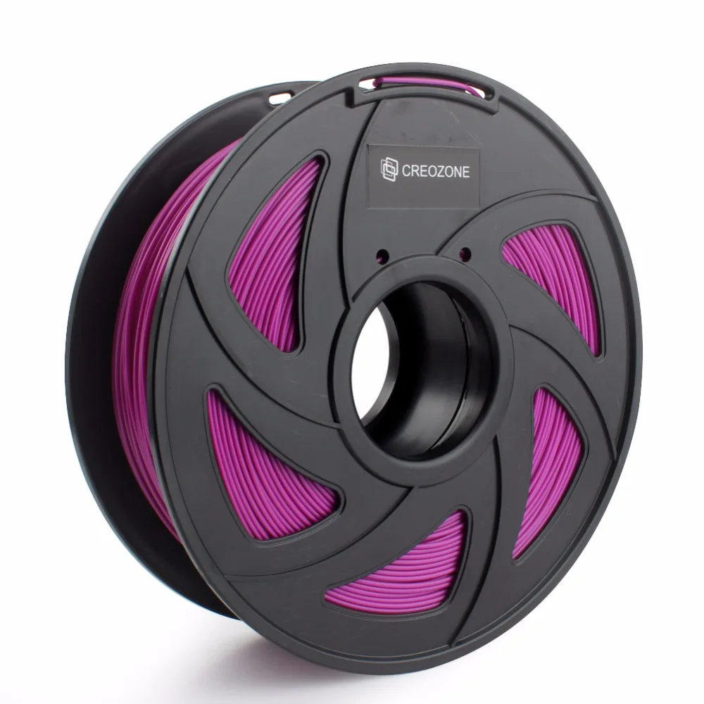 Пластик CREOZONE PLA 1 75 мм кг нить для 3D принтера фиолетового цвета|pla filament 1.75mm 1kg|filament