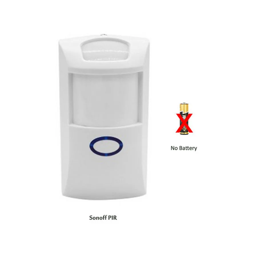 4 шт./лот Sonoff PIR2 Беспроводной двойной, инфракрасный интеллигентая(ый) движения PIR Сенсор обнаружения для Alexa Google Home Smart охранной сигнализации