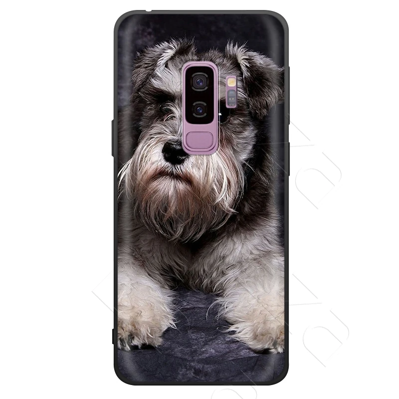 Lavaza милые собаки Шнауцер чехол для Samsung Галактики S6 S7 край J6 S8 S9 S10 плюс A3 A5 A6 A7 A8 A9