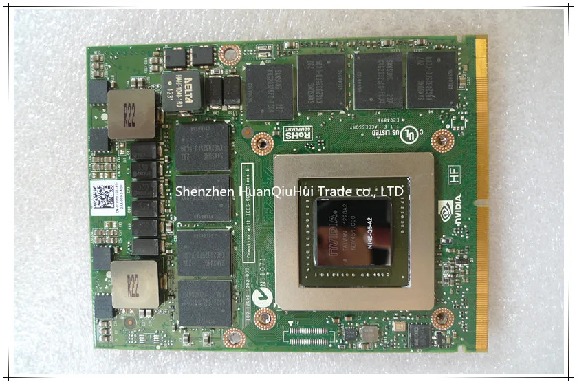 Бесплатная доставка dhl для ноутбука M6700 1KJ4N 01KJ4N N14E-Q5-A2 K5000M 4 ГБ GDDR5 MXM 3 0 видеокарта