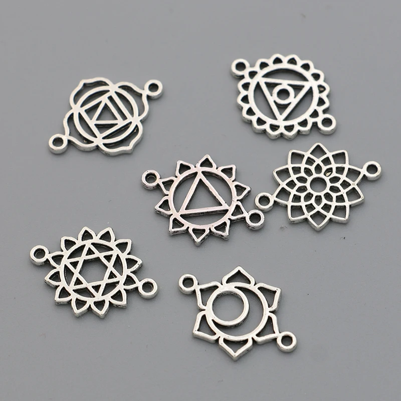 

Mix lots Flower Charm Connector for Jewelry Making Bracelet Accessories Craft DIY NECKLACE Findings