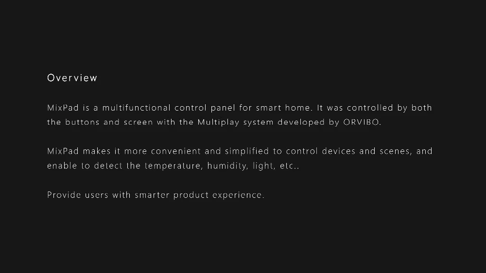 Orvibo MixPad многофункциональная Панель Умный дом обнаруживает температуру, влажность, светильник с дистанционным управлением через HomeMate