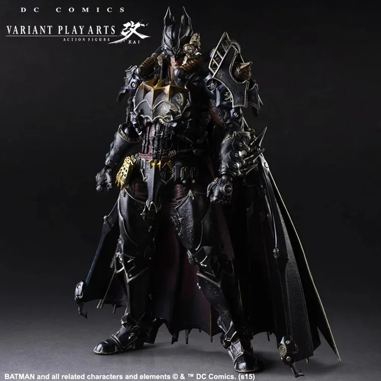 Бэтмен Play Arts KAI, экшн-фигурка ПВХ игрушки 260 мм аниме фильм модель стимпанк летучая мышь человек Кай-плей арт