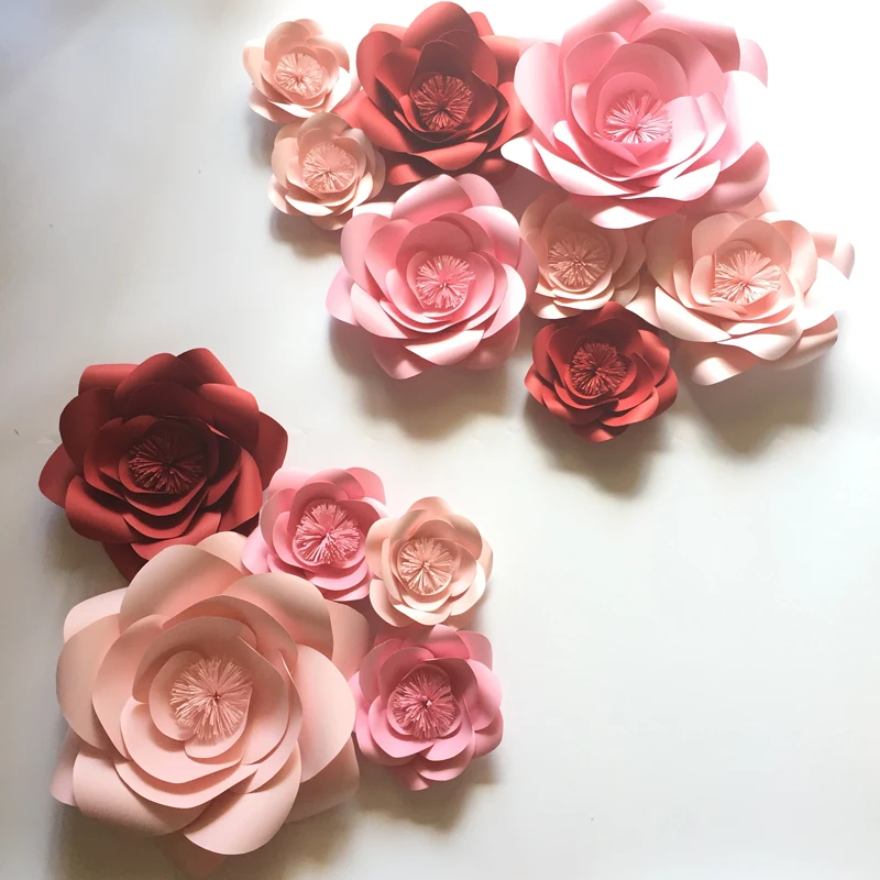 13 шт гигантские бумажные цветы витрина свадебные декорации реквизит для детской
