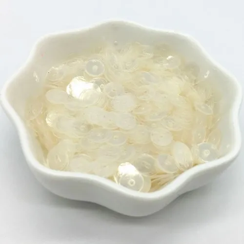 6mm Flat Transparent Блестки 3-30 мм прозрачные блестки Плоская Круглая чашка ПВХ свободные Блестки блестка DIY ремесло шитье аксессуары для женской одежды 20 г - Цвет: 6mm Flat Transparent
