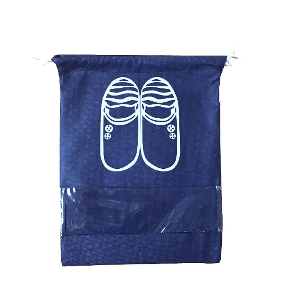 

High Quality Shoes Bag Pouch Storage Travel Bag Portable Drawstring Bag Organizer Non-Woven Laundry Organizador 2 Sizes