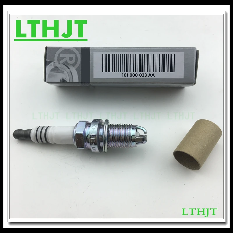 6 шт. триодные свечи зажигания для Audi 100 80 90 A4 A6 Quattro S6 VW New Beetle Golf Jetta Passat B5 Bora R32 101000033AA BKUR6ET-10