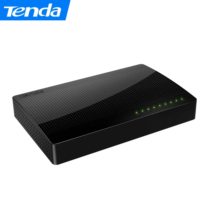 Tenda SG108 8 Порты и разъёмы гигабитный Настольный Ethernet коммутатор 10/100/1000 Мбит/с Fast