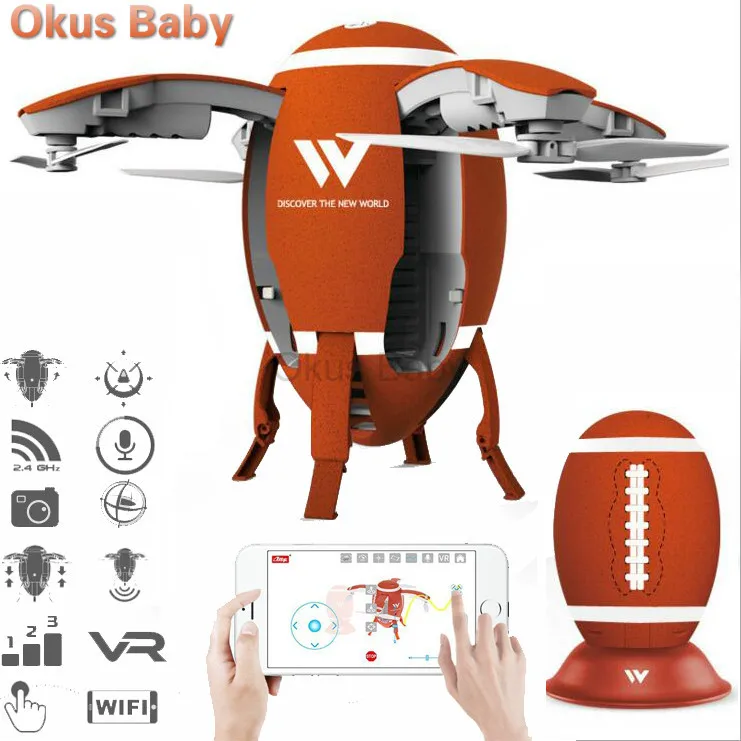 Новейший складной Летающий Дрон W5 2 4 ГГц Wi Fi FPV селфи Радиоуправляемый