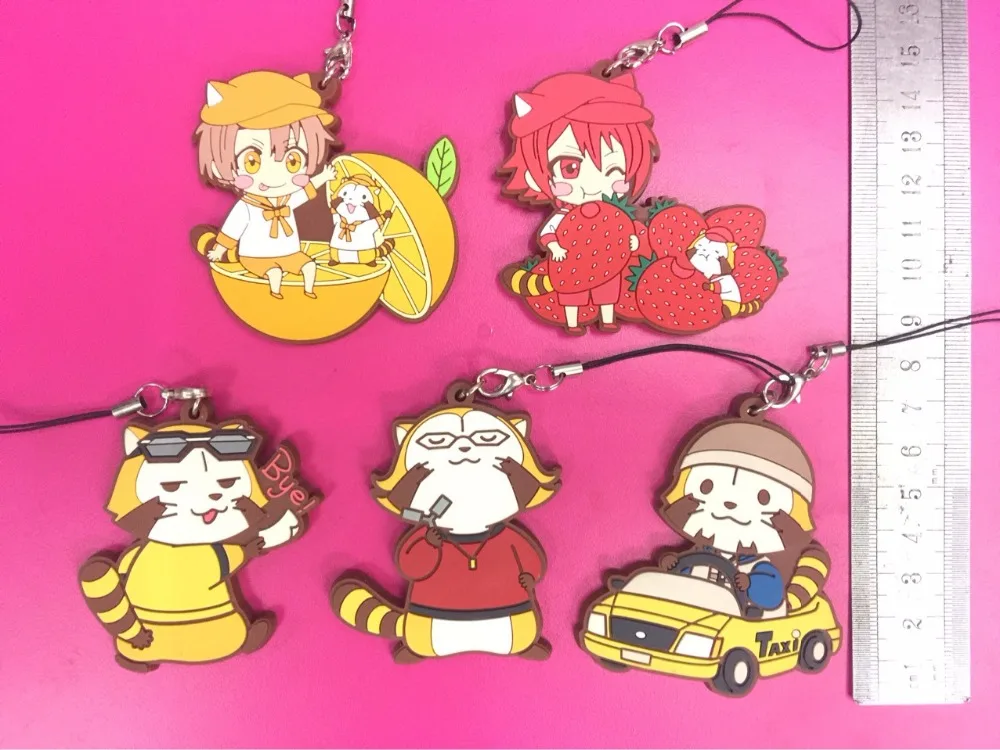 5 шт./лот Тигр и кролика из мультфильма оригинальная обувь с рисунками японского