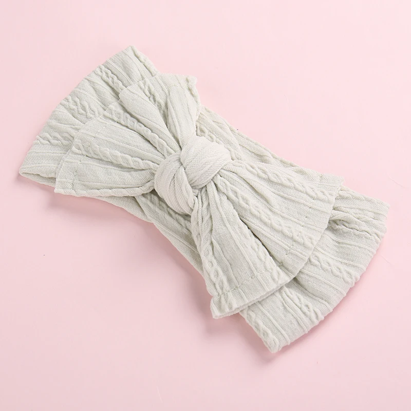 11 шт. головные повязки из искусственного нейлона широкая чалма с бантиком мягкие