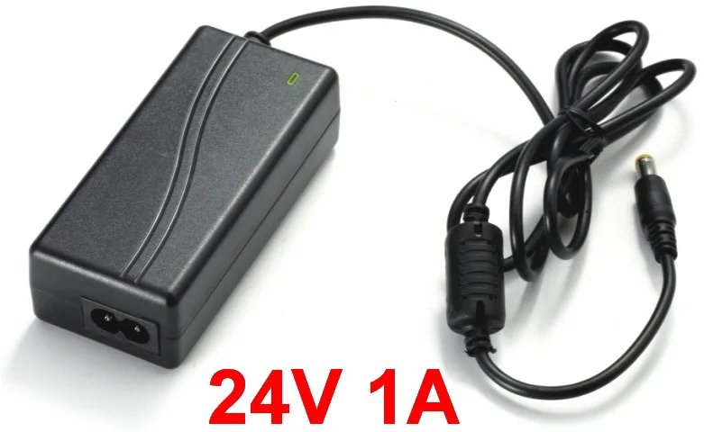 24V 1A 1 шт. Высокое качество 12 В 2.5A 3A 9 В 3A 24 В 1A 1.2A 1.5A AC 100 В-240 В адаптер конвертер источник питания DC 5,5 мм x 2,1 мм-2,5 мм - Цвет: 24V 1A