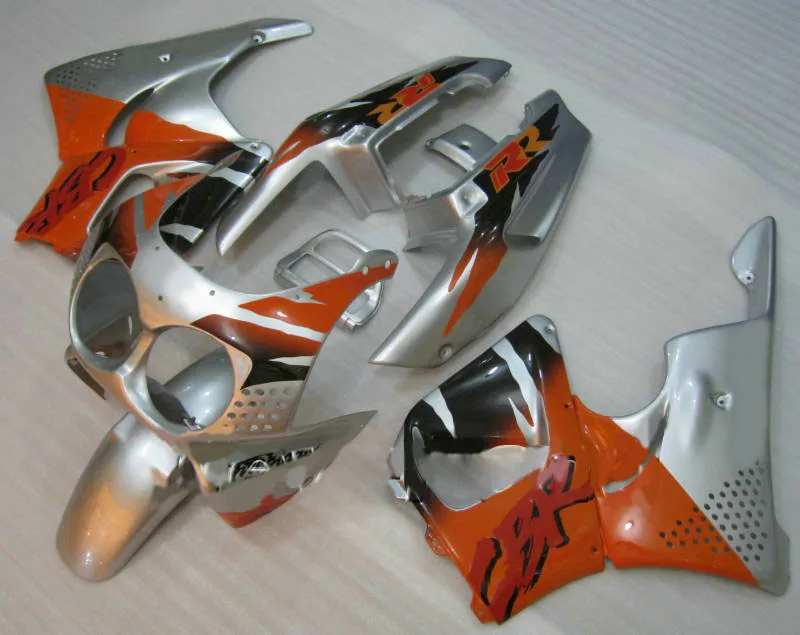 Обтекатель для мотоцикла km Orange silver ABS обтекатель CBR900RR 893RR 91 95 CBR900 RR CBR893 1991 1992 1993 1994