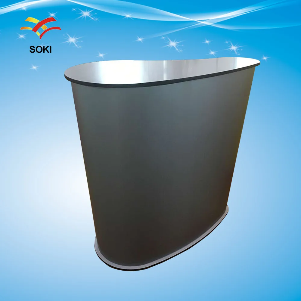 Продвижение Таблица выставка дисплей счетчика Изогнутые/Круглый/Teardrop/Прямой