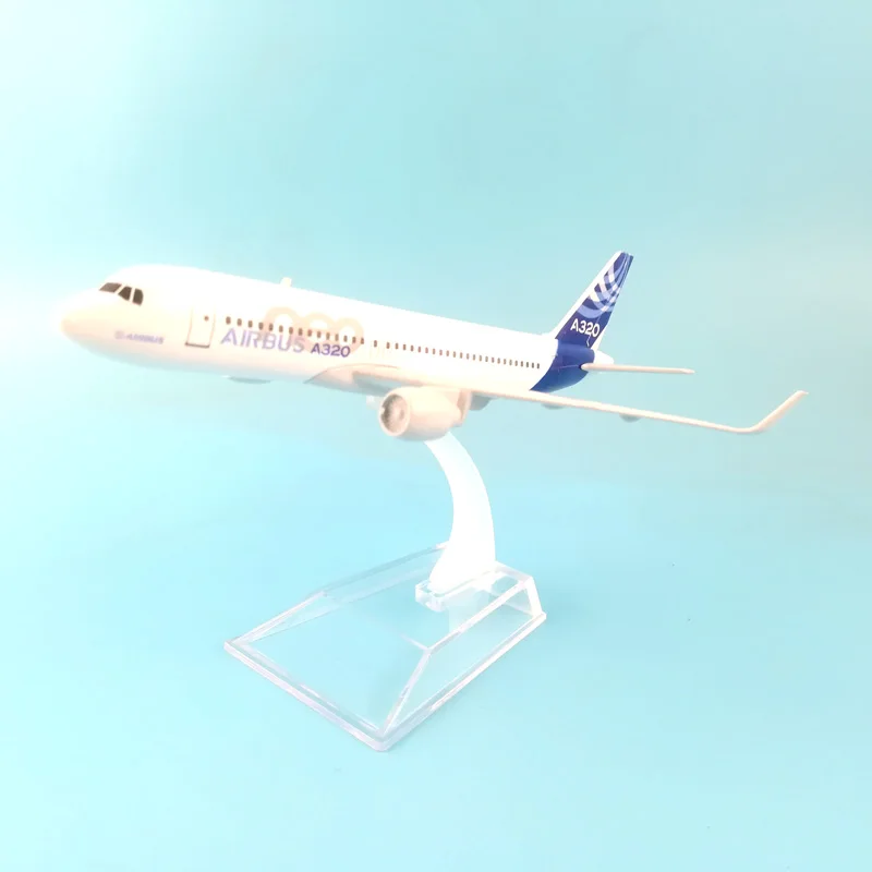 16 см A320 воздушный автобус металлический сплав модель самолета Игрушечная модель самолета самолет подарок на день рождения
