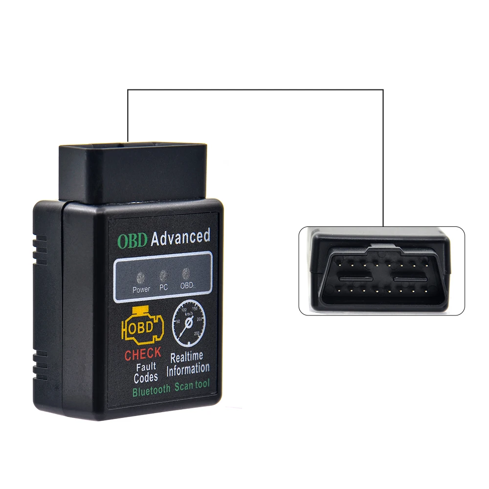 HHOBD чип 25K80 версия 2018 ELM327 HH OBD Расширенный OBDII OBD2 bluetooth мини Авто CAN беспроводной