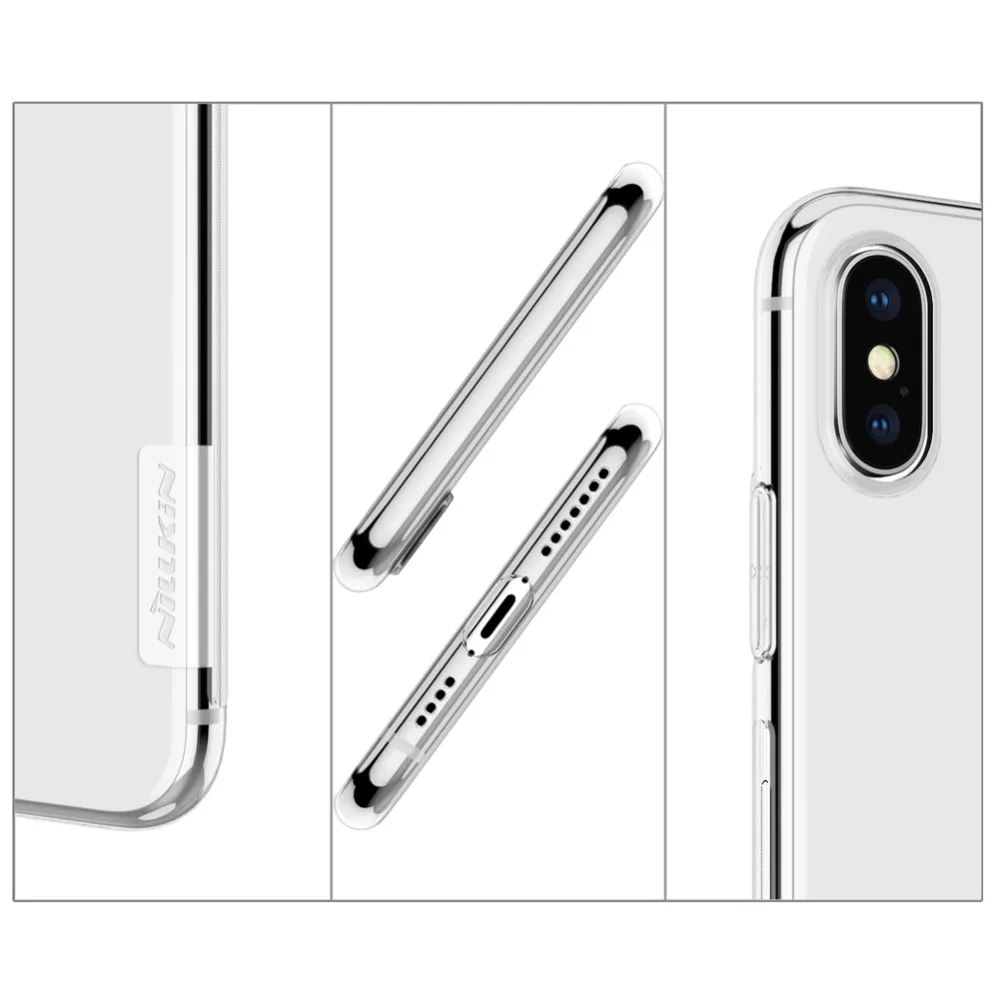 Nillkin прозрачный чехол из ТПУ для iPhone 8 7 6 S Plus 5 SE мягкие тонкие термополиуретана