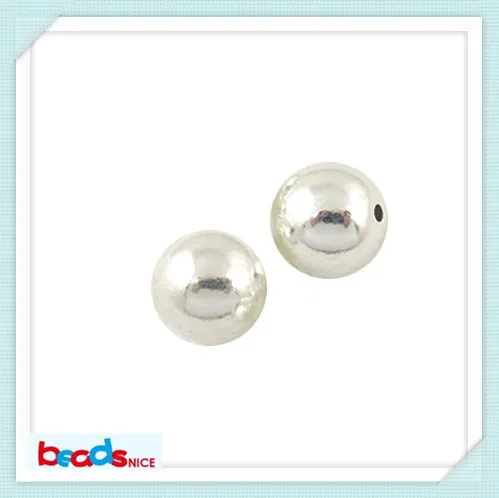 Beadsnice ID25609 925 Серебряные Круглые модные бусины делая цепь|beads shop|beads beadsbeads round |