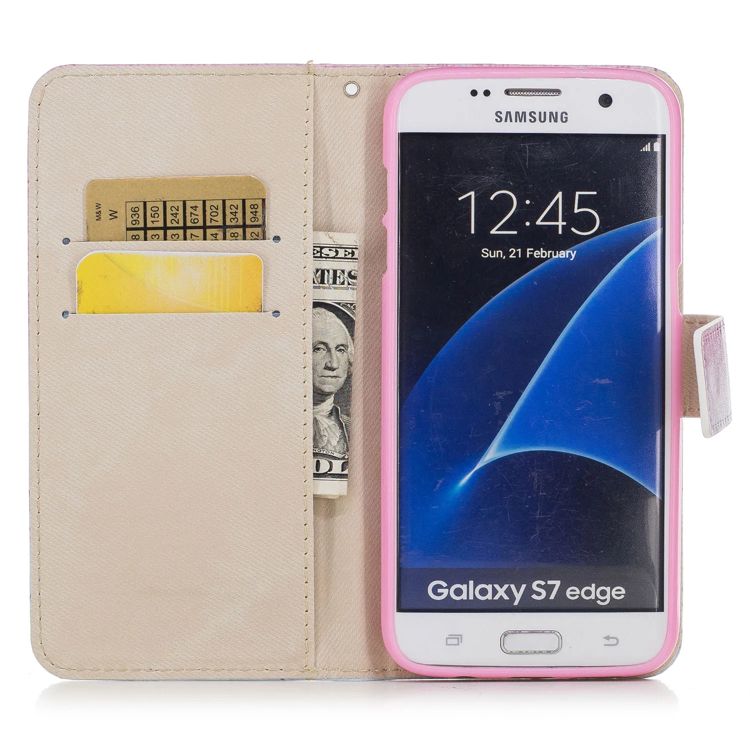 Флип чехол для samsung Galaxy S7 S 7 edge G935FD кожаный мобильного телефона S7edge G935F SM-G935F SM-G935fd