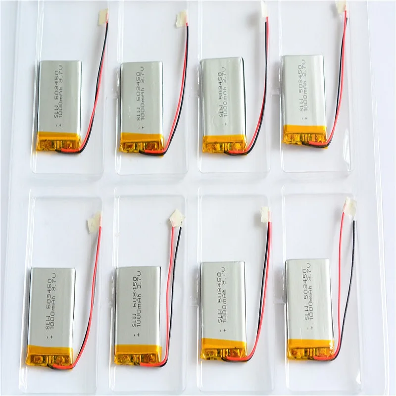 500 шт kingwei 3 7 v литий полимерные батареи полимерный аккумулятор 1000mah