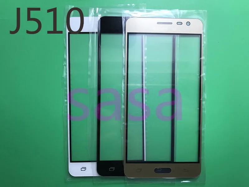 

50pcs/lot A+Screen glass For Samsung Galaxy j5 2016 j510 j510f Outer Glass Top/Front Lens Front Screen Cover