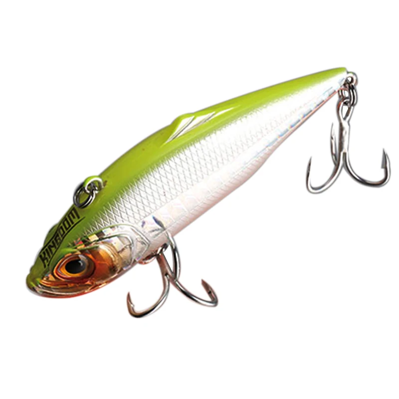 60mm 10.9g color2 Kingdom fishing Приманка Тонущая VIB 75 мм 21,5 г/27,2 г, 60 мм 10,9 г/14,3 г жесткая приманка рыболовные снасти шесть цветов модель 5504 - Цвет: 60mm 10.9g color2