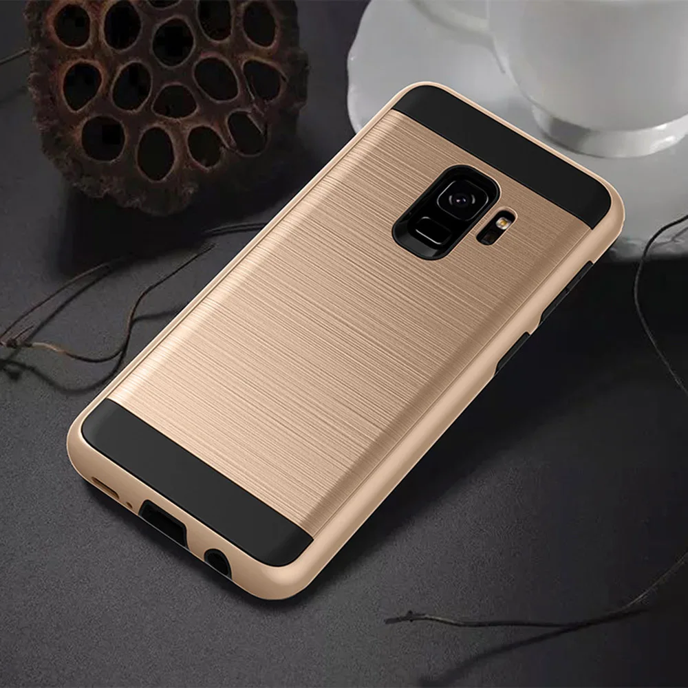 Чехол 2 в 1 для Samsung Galaxy A8 2018 гибридный армированный чехол с кисточкой