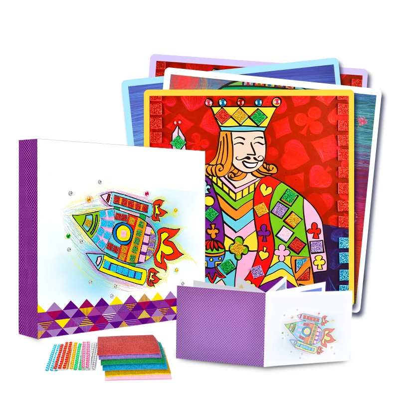 3D Мозаика Кристалл стены милые наклейки из мультфильмов персонажи Colorfur детские