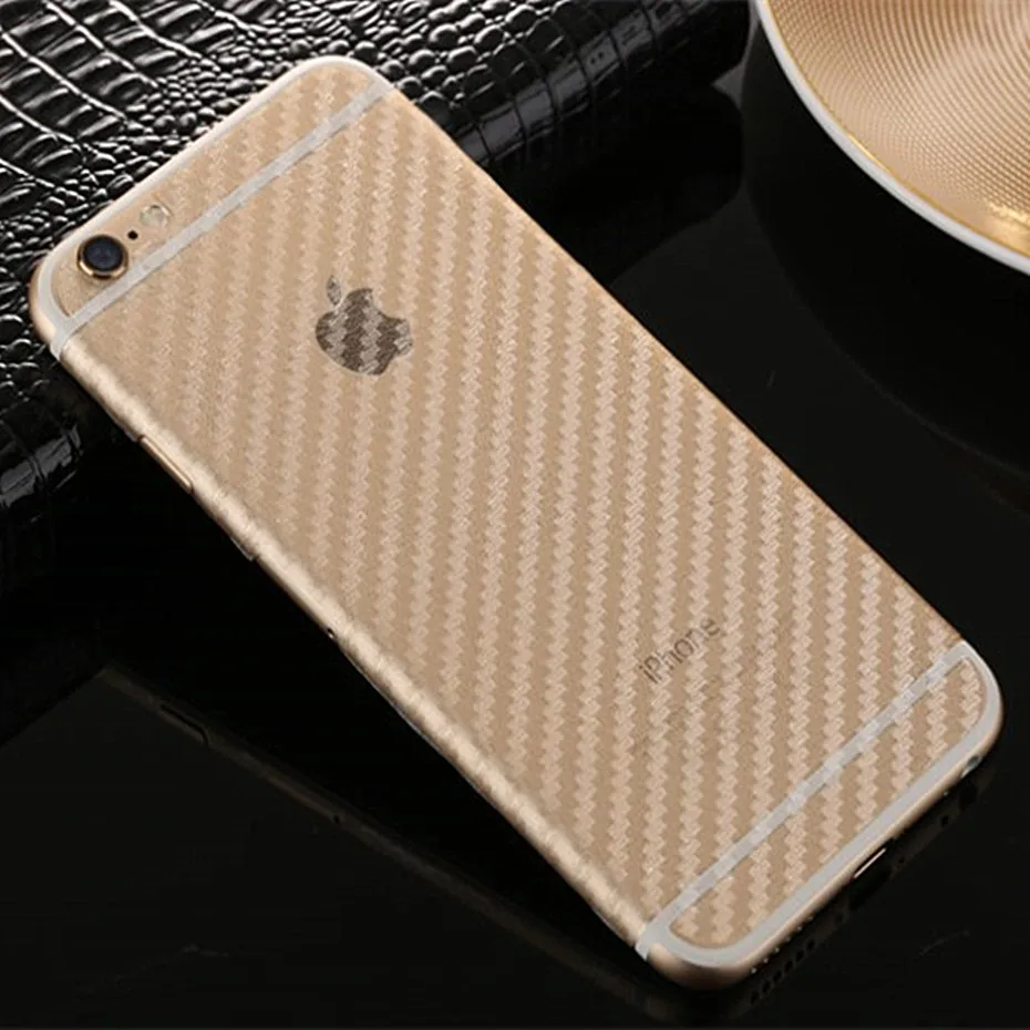 10 шт 3D углеродное волокно наклейка протектор экрана на iphone 8 7 6s X XS MAX задняя