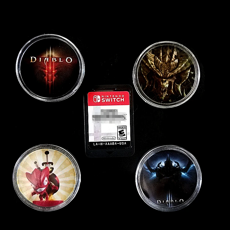 2 шт./лот Diablo 3 игровая карта NFC Монета тег Amiibo NS переключатель Ntag215 новые данные seting включают в себя элиту секретной территории Лут Гоблин