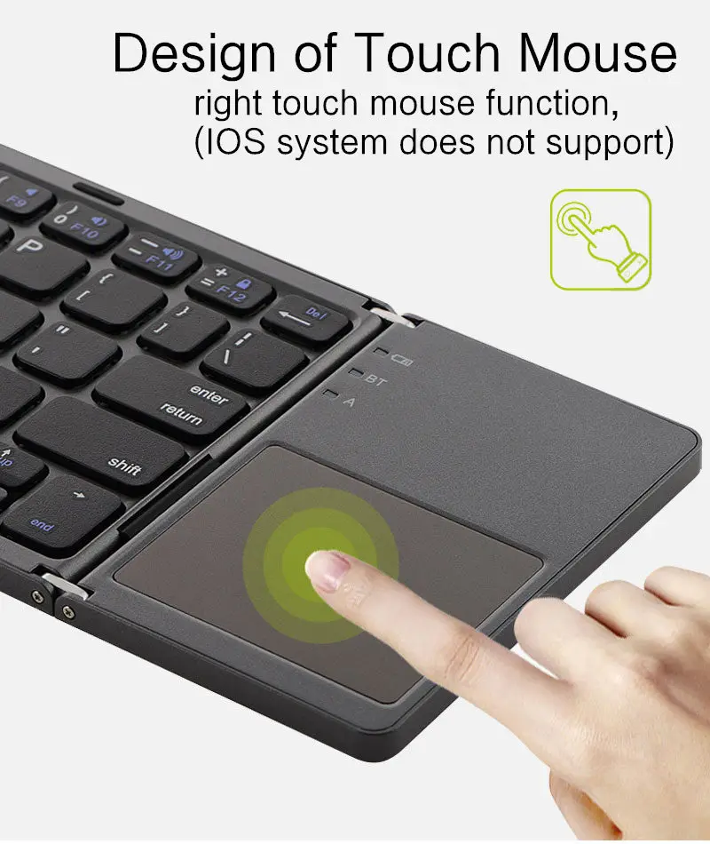 Двойная Складная Беспроводная Bluetooth клавиатура для samsung Galaxy Tab 3 Tab3 4 2 8,0 10,1 7,0 SM-T530 планшет тачпад Клавиатура Чехол