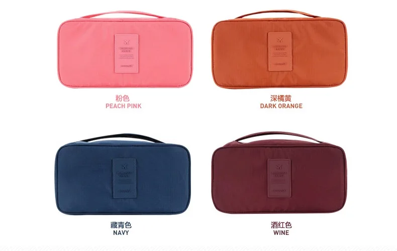 Бюстгальтер, нижнее белье, носки белье Сумки из натуральной кожи сумка-Органайзер для хранения Чехол для путешествия Органайзер на молнии сумка