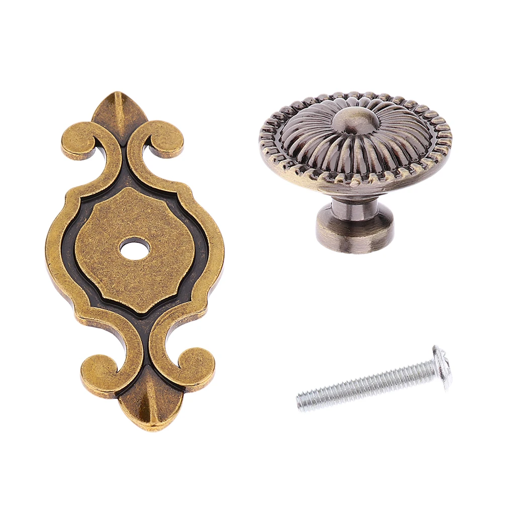Винтажная ручка для шкафа в античном стиле ретро|Ручки шкафа| |