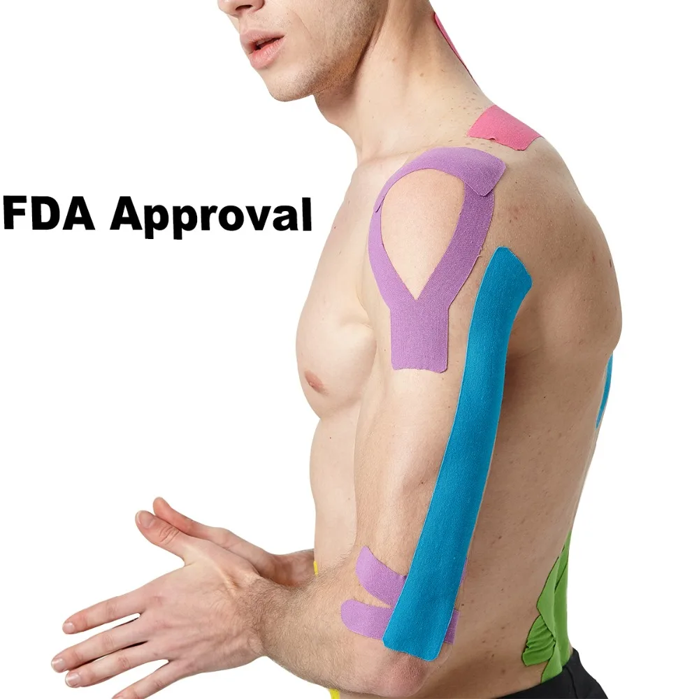 

Sport Tape Kinesiology Tape Elastic Athletic Tape Strapping Gym Tennis Fitness Running Knee Muscle Pain Care
