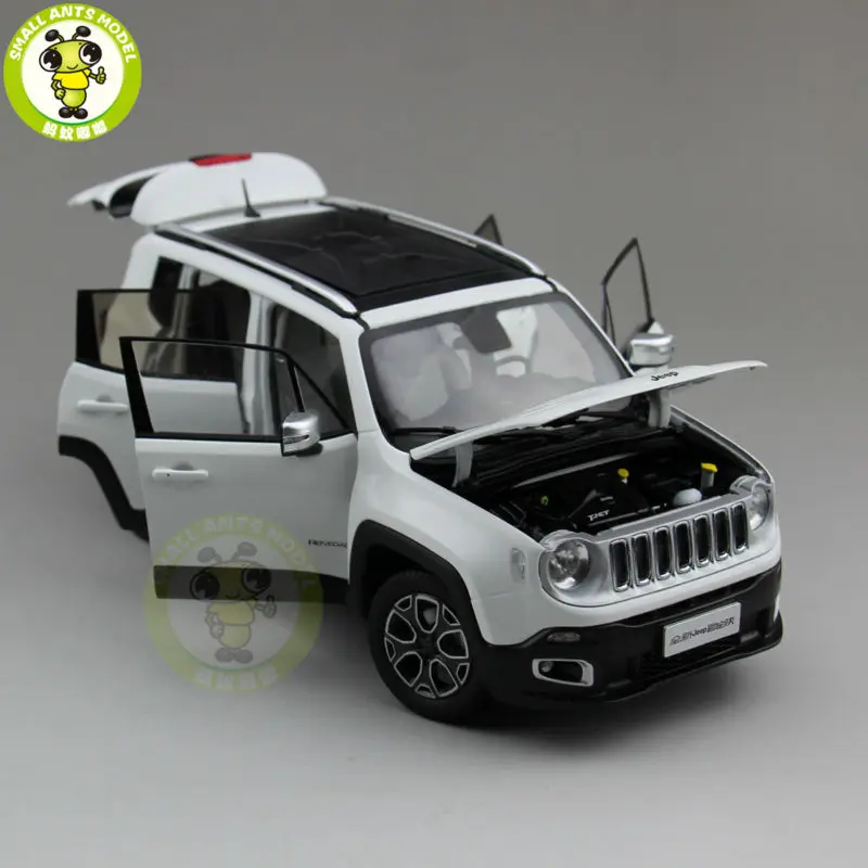 1/18 Jeep Renegade Cherokee литой металлический Автомобиль Suv Модель Коллекция подарок белый цвет