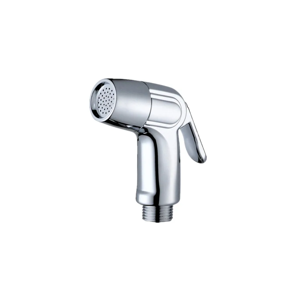 

ABS Chrome Handheld Bidet Spray Shower Set Toilet Shattaf Sprayer Douche kit Bidet Faucet,Hose and Holder and Brass Valve