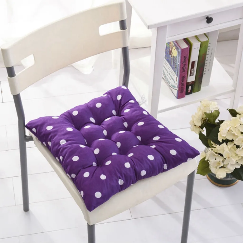 Декоративная декоративная подушка прочная Подушка на стул в горошек садовое