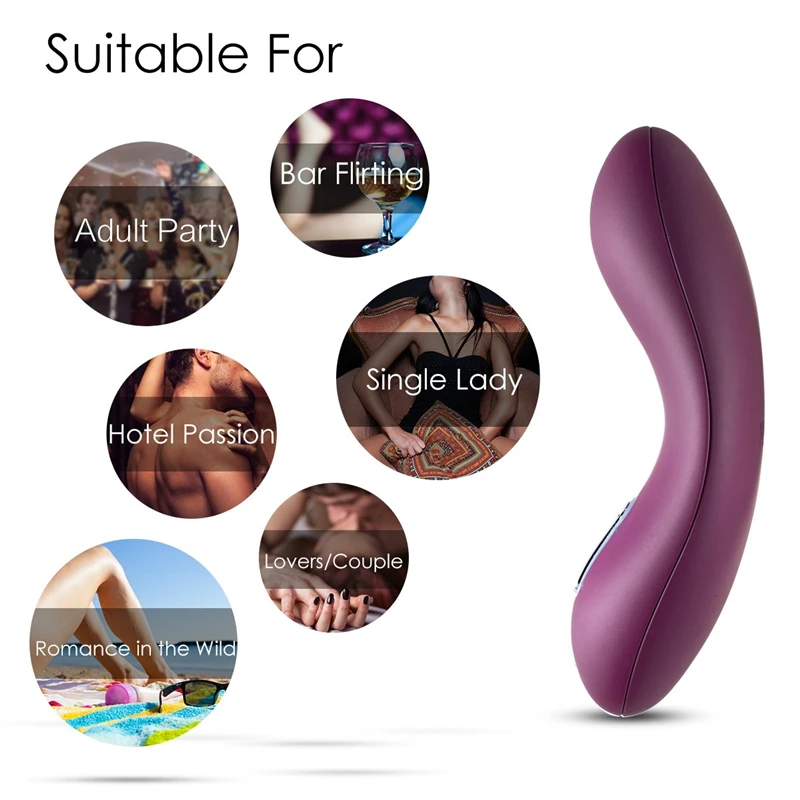 Водонепроницаемый фаллоимитатор tongueshape вибрирующий персональный массажер для