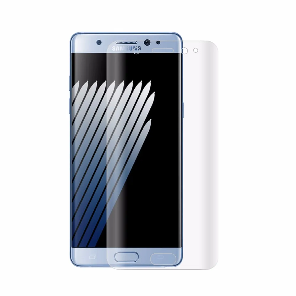 10 шт/FEBIDEA 3D изогнутая полная крышка Закаленное стекло протектор экрана для Samsung